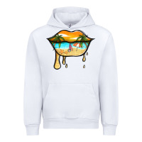 White beach lips Urban Hoodie - Jasminsmagicworld