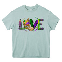 Arona love teacher mardi gras Heavy Core Tee - OliviaCreatesArt