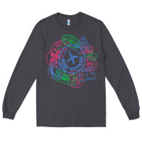 Smoke bon voyage travel stamp t shirt Long Sleeve Tee - linhVisuals