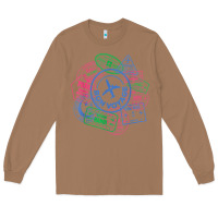 Toasted Coconut bon voyage travel stamp t shirt Long Sleeve Tee - linhVisuals
