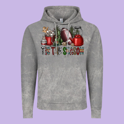 Tis The Season Vintage Hoodie Designed By Sublimationcraftshop