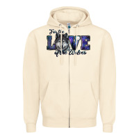 Sandshell For The Love Of The Wolves Zipper Hoodie - RanaPortraitStore