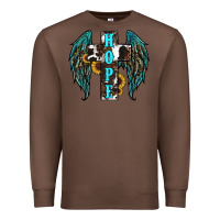 Chestnut Western Wings Cross Hope Premium Sweatshirt - RanaPortraitStore