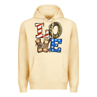 Pina Colada love 4th of july army veteran Premium Hoodie - Jasminsmagicworld