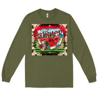 Army Green summer vibes Long Sleeve Tee - CowhideDigitalArt