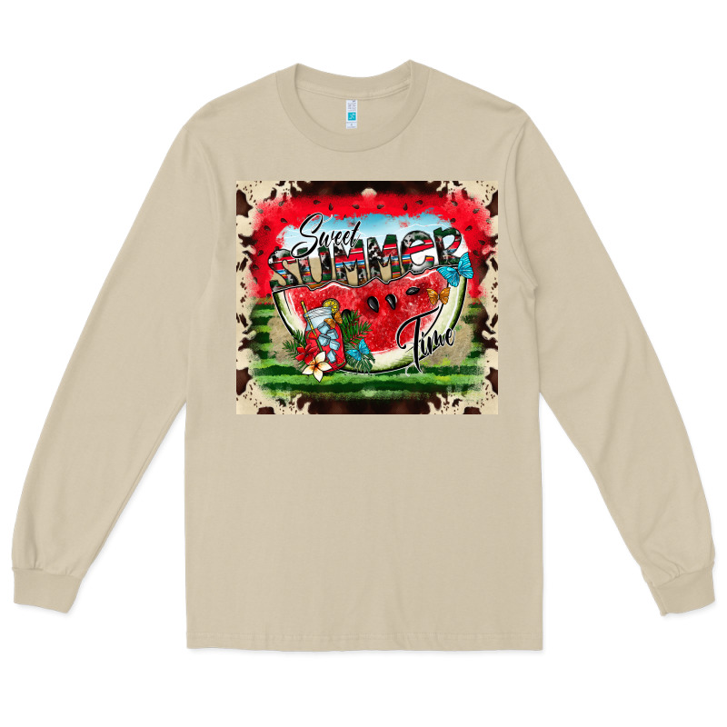 Summer Vibes Long Sleeve Tee by CowhideDigitalArt | Teevron