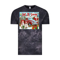 Let It Snow Tumbler Vintage Tee | Teevron