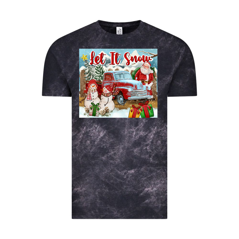 Let It Snow Tumbler Vintage Tee by FaDigitalArtStudio | Teevron
