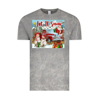 Cloud Rock Let It Snow Tumbler Vintage Tee - FaDigitalArtStudio