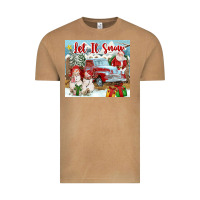 Vintage Camel Let It Snow Tumbler Vintage Tee - FaDigitalArtStudio