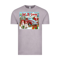 Vintage Zinc Let It Snow Tumbler Vintage Tee - FaDigitalArtStudio