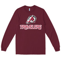 Burgundy arkansas travelers Long Sleeve Tee - linhVisuals