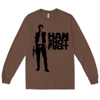 Chestnut han shot first Long Sleeve Tee - linhVisuals