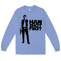 Colony Blue han shot first Long Sleeve Tee - linhVisuals