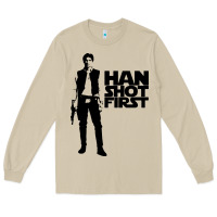 Mushroom han shot first Long Sleeve Tee - linhVisuals