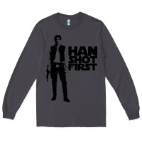 Smoke han shot first Long Sleeve Tee - linhVisuals