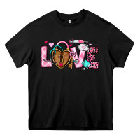 Black love valentines day nurse Heavy Core Tee - OliviaCreatesArt