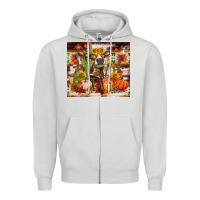 Dove Grey fall heifer cow Zipper Hoodie - RanaPortraitStore