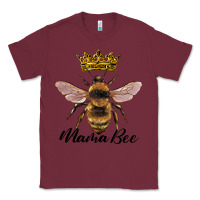 Burgundy mama bee with crown Classic Tee - Artiststas