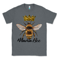 Charcoal Heather mama bee with crown Classic Tee - Artiststas