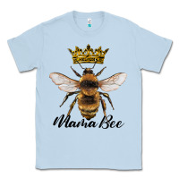 Dusty Blue mama bee with crown Classic Tee - Artiststas