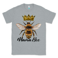 Heather Grey mama bee with crown Classic Tee - Artiststas