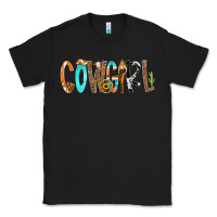 Black Cowgirl Min Classic Tee - CowCowDesign
