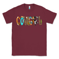 Burgundy Cowgirl Min Classic Tee - CowCowDesign