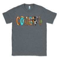 Charcoal Heather Cowgirl Min Classic Tee - CowCowDesign