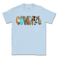 Dusty Blue Cowgirl Min Classic Tee - CowCowDesign
