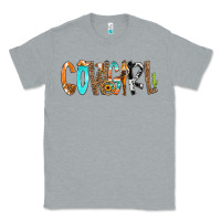Heather Grey Cowgirl Min Classic Tee - CowCowDesign