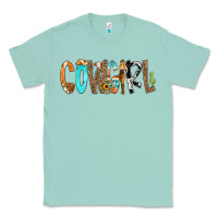 Seafoam Cowgirl Min Classic Tee - CowCowDesign