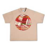 Burro african fabric pattern round earrings 2 Urban Heavy Tee - BundleAndBundleShop