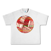 Lunar Rock african fabric pattern round earrings 2 Urban Heavy Tee - BundleAndBundleShop