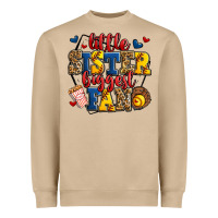 Mushroom little sister biggest fan softball Heavyweight Sweatshirt - Jasminsmagicworld