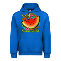 Cobalt sweet summertime watermelon Urban Hoodie - Jasminsmagicworld