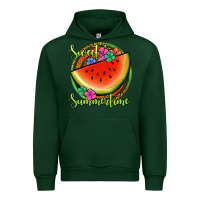 Forest Green sweet summertime watermelon Urban Hoodie - Jasminsmagicworld