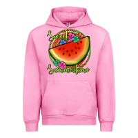 Fuchsia Pink sweet summertime watermelon Urban Hoodie - Jasminsmagicworld