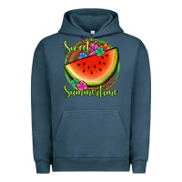 Pigment Midnight Navy sweet summertime watermelon Urban Hoodie - Jasminsmagicworld