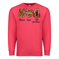 Cardinal Peace Love Lady Of Guadalupe Premium Sweatshirt - RanaPortraitStore