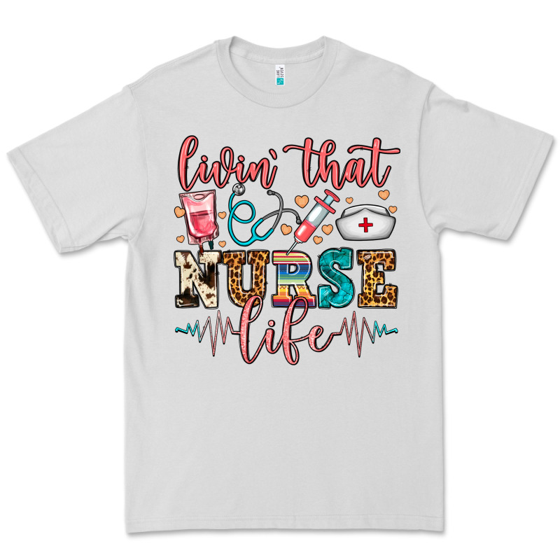 Livin' That Nurse Life Premium Tee by FaDigitalArtStudio | Teevron
