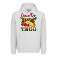 Dove Grey cinco de taco Premium Hoodie - Artiststas