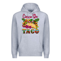 Heather Grey cinco de taco Premium Hoodie - Artiststas