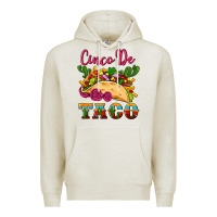 Oatmeal Heather cinco de taco Premium Hoodie - Artiststas