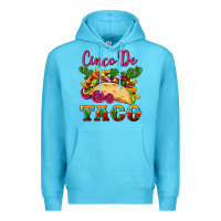 Ocean Blue cinco de taco Premium Hoodie - Artiststas