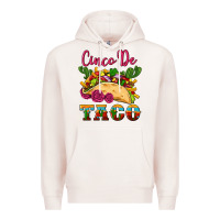 Pale Pink cinco de taco Premium Hoodie - Artiststas