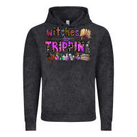 Vintage Black witches be trippin Vintage Hoodie - CowhideDigitalArt