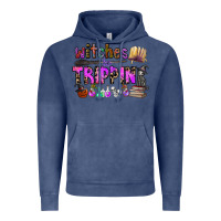 Vintage Denim witches be trippin Vintage Hoodie - CowhideDigitalArt