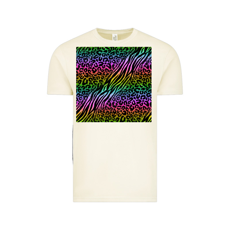 Neon Glitter Safari Seamless Pattern Vintage Tee by BundleAndBundleShop | Teevron