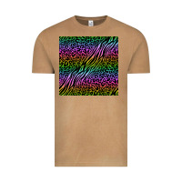 Vintage Camel neon glitter safari seamless pattern Vintage Tee - BundleAndBundleShop